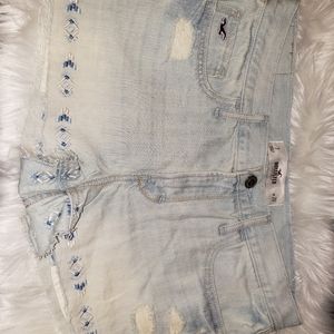 Hollister California  distressed jean shorts